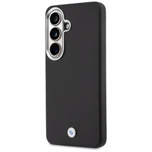 BMW Sign Metal Logo MagSafe dėklas Samsung Galaxy S26 - juodas