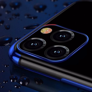 Permatomas dėklas TPU gelio dangtelis su metaliniu rėmeliu Samsung Galaxy S22 Ultra juodas