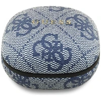 Belaidės ausinės TWS ENC Guess 4G Classic Metal Logo blue