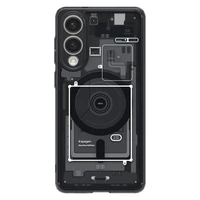 Spigen Ultra Hybrid Mag dėklas su MagSafe Samsung Galaxy S25 Edge su spauda - juodas