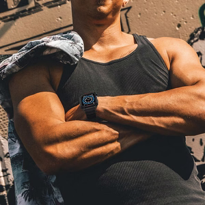 Apsauginė apyrankė Apple Watch 42/44/45mm šarvuotas dėklas - žalia