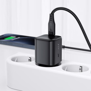 Acefast A119 GaN PD 45W USB-C Tinklo įkroviklis - juodas