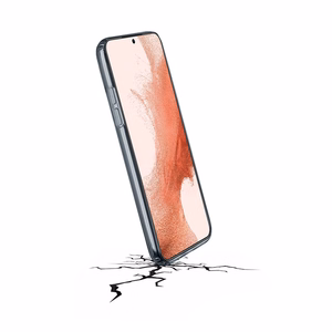 Cellularline Clear Strong dėklas, skirtas Samsung Galaxy S23+, su integruota antibakterine formule, skaidrus