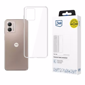 3mk Clear Case dėklas, skirtas Motorola Moto G53 – skaidrus
