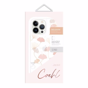 Uniq Coehl Meadow dėklas telefonui iPhone 14 Pro - rožinis
