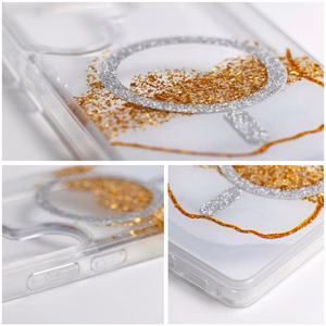 Su MagSafe suderinamas Golden dėklas Samsung S26 ULTRA, baltas