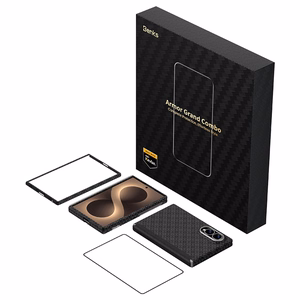 Benks Magnetic Armor Grid Air Grand Combo dėklas (C.K.FL.SA.BK.S060), skirtas Samsung Galaxy Z Fold 8, juodas