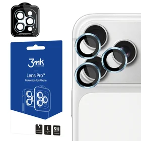 3mk Lens Protection Pro apsauginis stiklas iPhone 17 Pro / 17 Pro Max - šviesiai mėlyna