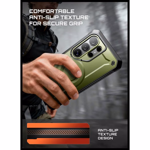 "Supcase Unicorn Beetle Pro Mag MagSafe" 2 komplektų dėklas "Samsung Galaxy S26 Ultra" - žalias ir juodas