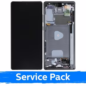 Ekranas skirtas Samsung N980 Note 20 su rėmeliu / Mystic Grey / (Service Pack)