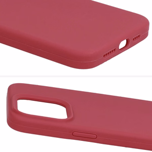 Silikoninis Lite dėklas Samsung Galaxy S25 Edge bordo