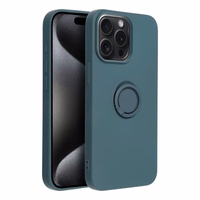 SILIKONINIS ŽIEDAS dėklas telefonui IPHONE 15 Pro Max žalias