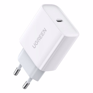 Ugreen USB įkroviklis Power Delivery 3.0 Quick Charge 4.0+ 20W 3A baltas (60450)