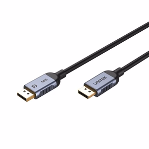 UNITEK C1626GY01-1M DisplayPort 2.1 kabelis Juoda