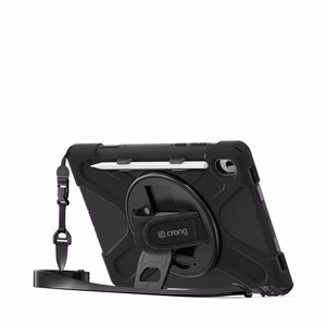 Crong Defender Plus – Rugged dėklas Samsung Galaxy Tab S11 11” (juodas)