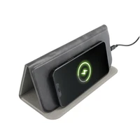 Mouse pad with wireless charger 15W OJD-82 brown grey