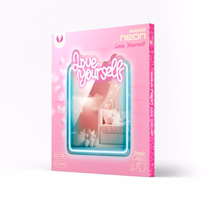 Neon MIRROR LED LOVE YOURSELF turkio rožinis FMNE01 Forever Light