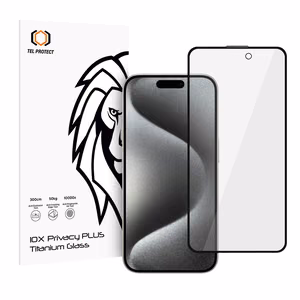 Закаленное стекло Tel Protect 10X Privacy Plus Titanium для Iphone 16 Pro/17 (конверт)
