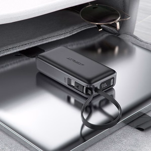 Внешний аккумулятор Acefast M7-10000 PD30W с кабелем 10000mAh черный