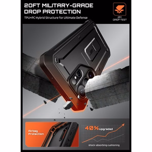 "Supcase Unicorn Beetle Pro" 2 vnt. dėklų, skirtų "Samsung Galaxy S26 Ultra" - juodi