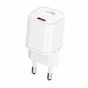 Rock sieninis įkroviklis T88 Sugar Cube Series GaN - Type C - QC 3.0 PD 33W 3A baltas