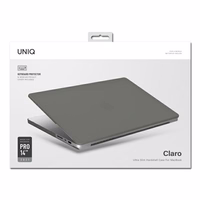 Uniq Claro dėklas MacBook Pro 14'' (2021) - skaidrus-pilkas