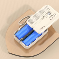 Power Bank Dudao "K14" Smėlio 10000mAh (PD / QC3.0) + Type-C / Lightning laidas