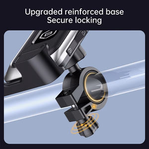 Blavec dviračio laikiklis BV-02 Velo vairui (BV02-HSB) sidabrinis-juodas