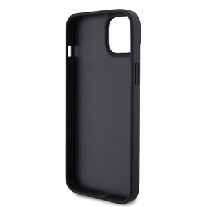 Guess case for iPhone 15 Plus 6,7" GUHCP15MP4TDSCPK black hardcase Crossbody 4G Metal Logo