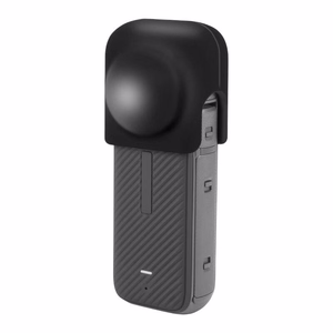PULUZ silikoninis objektyvo dangtelis Insta360 X4 / X5 (juodas)