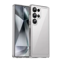 Dėklas telefonui (m) su gelio rėmeliu Samsung Galaxy S25 Ultra - skaidrus (m)