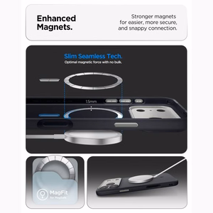 Spigen Nano Pop MagSafe dėklas, skirtas iPhone 17 Pro Max / 18 Pro Max, juodas