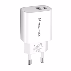 Įkroviklis Wozinsky (WGWCW) (1xUSB-C;1xUSB 3A 20W) baltas