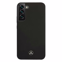 Mercedes Silicone Line dėklas Samsung Galaxy S22+ - juodas