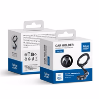 Car laikiklis for dashboard mėlynas STAR Easy Wiev suderinamas su MagSafe juodas