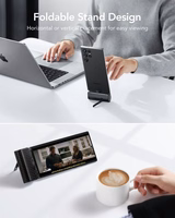 VEGER išorinė baterija 5000 mAh su įmontuotu jungtimi Type C PlugOn PD QC3.0 3A 20W W0558 juoda