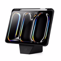 Dux Ducis Vers dėklas iPad Pro 11" (2024/2025) su stovu ir Apple Pencil laikikliu juodas