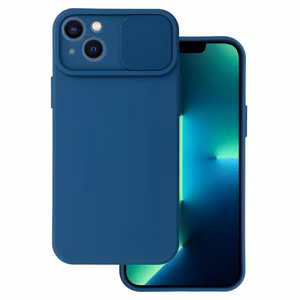 Camshield Soft для Iphone 14 тёмно-синий