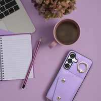 Piniginis dėklas WONDER Samsung S25 violetinis