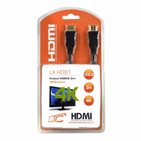 Kabelis HDMI-HDMI (v2.0 | 4K | 3 m) juodas