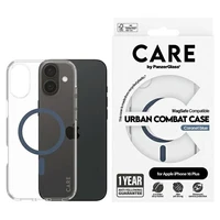 CARE by PanzerGlass Flagmano dėklas telefonui iPhone 16 Plus 6.7" mėlynas/mėlynas Magnetinis 1367