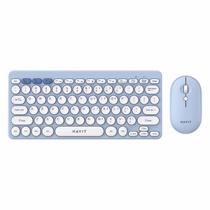 Havit KB279GCM belaidis 2-in-1 žaidimų rinkinys klaviatūra + pelė (mėlyna) (QWERTY)