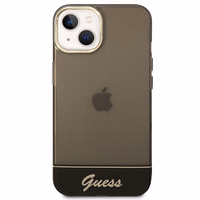 Guess GUHCP14MHGCOK iPhone 14 Plus 6.7 "juodas/juodas kietas dėklas Translucent