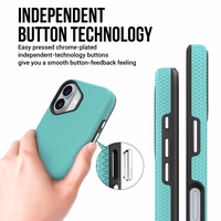 Dėklas Perfectionists Triangle Mag Case Apple iPhone 16 žalias