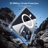 ESR Classic Hybrid MagSafe + grūdinto stiklo rinkinys iPhone 17 - skaidrus