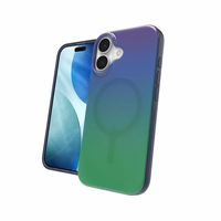 ZAGG dėklas MILAN SNAP, suderinamas su MagSafe, skirtas IPHONE 17, varnos plunksnos spalvos