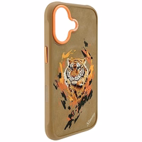 Nimmy Tiger Magnetinis dėklas telefonui iPhone 17 - šviesiai rudas