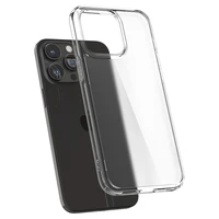 Spigen Ultra Hybrid dėklas telefonui iPhone 15 Pro - skaidrus matinis