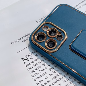Naujas Kickstand dėklas telefonui iPhone 12 Pro su stovu žalias