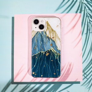Gold Glam dėklas telefonui Samsung Galaxy A14 4G / A14 5G kalnas
